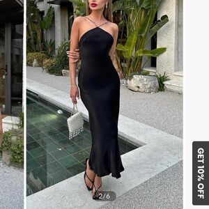 Elegant Black Evening Dress